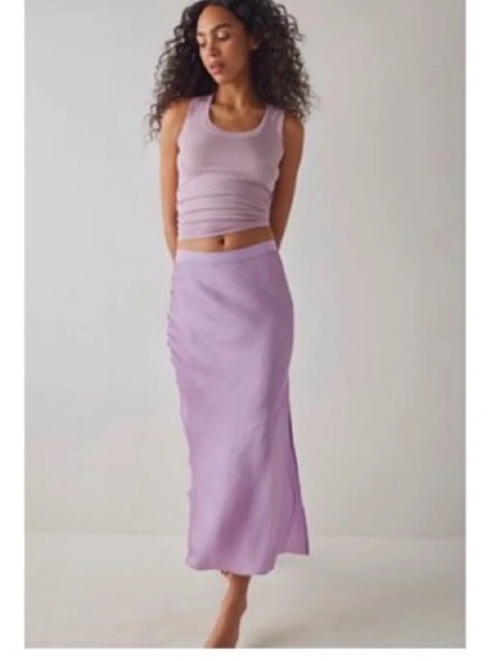 Free People Lilac / Purple Women’s skirt